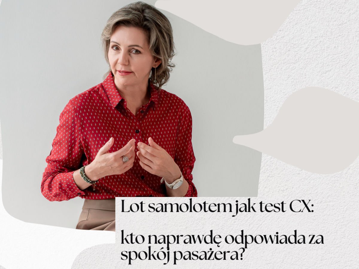 lot samolotem jak test CX
